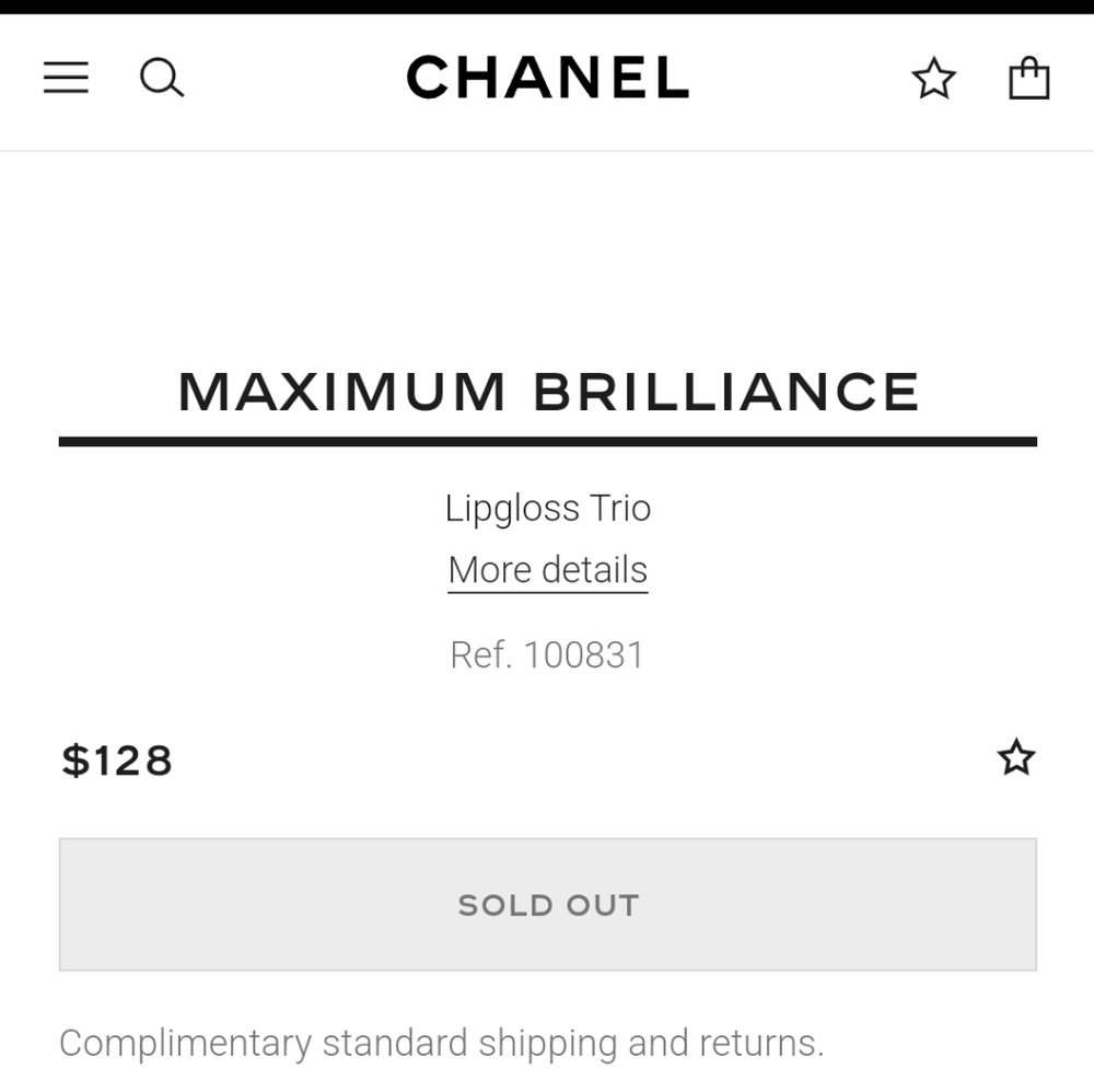 CHANEL Maximum Brilliance Lip Gloss Trio Holiday Set - New Makeup Added! - Picture 2 of 2